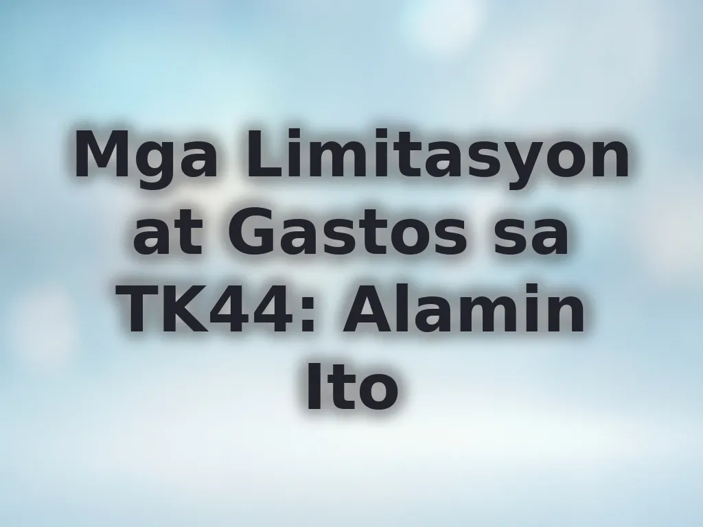 Gabay sa limits ng transaksyon